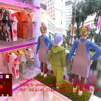 Dự án thiết kế shop Mẹ và Bé - Chị Huyền - Hòa Bình